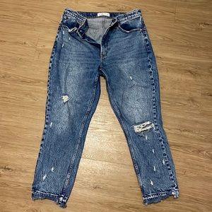 Abercrombie High Rise Mom Jeans